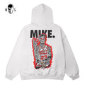 Warren Lotas Mike Red Skull Hoodie - White