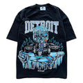 Warren Lotas Detroit Frozen Skull Basketball T-Shirt - Black