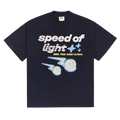 BROKEN PLANET MARKET 'SPEED OF LIGHT' TEE (MIDNIGHT BLACK)