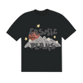 BROKEN PLANET MARKET 'COSMIC PEAKS' TEE (SOOT BLACK)