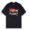 Broken Planet T Shirt Luv My Planet Midnight Black