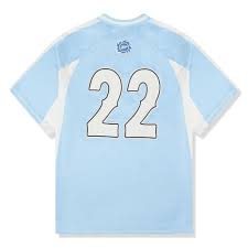 Broken Planet Football Jersey Light Blue